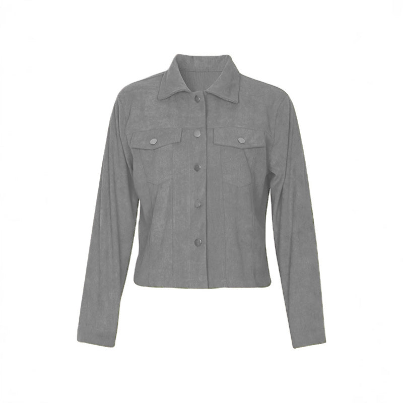 Sloane – Corduroy Button-Up Jacket