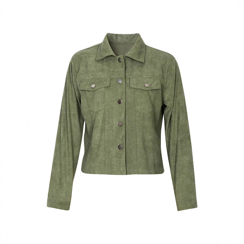 Sloane – Corduroy Button-Up Jacket