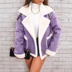 Polly – Plush Winter Button Jacket