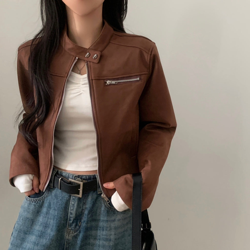 Nova – Suede Moto Jacket