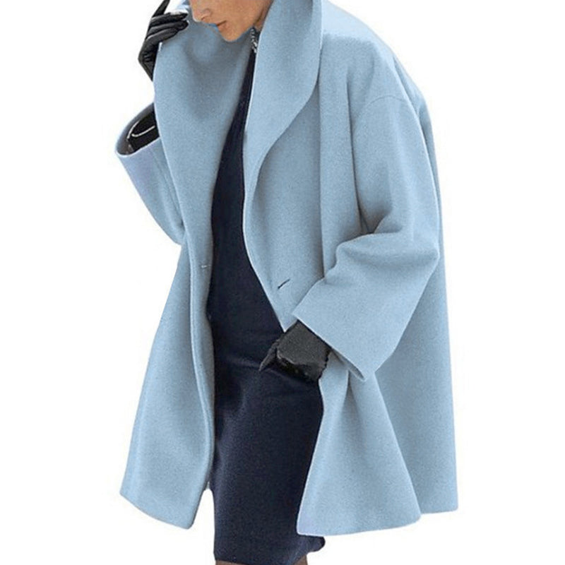 Marina – Oversized Hooded Wool Coat