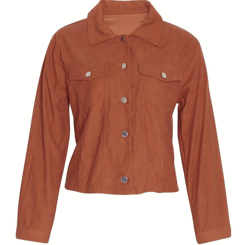 Sloane – Corduroy Button-Up Jacket