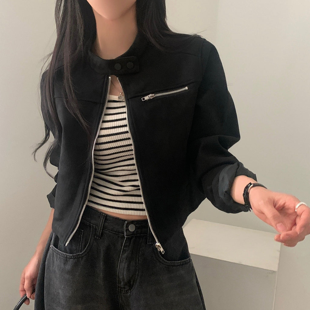 Nova – Suede Moto Jacket