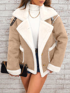 Polly – Plush Winter Button Jacket