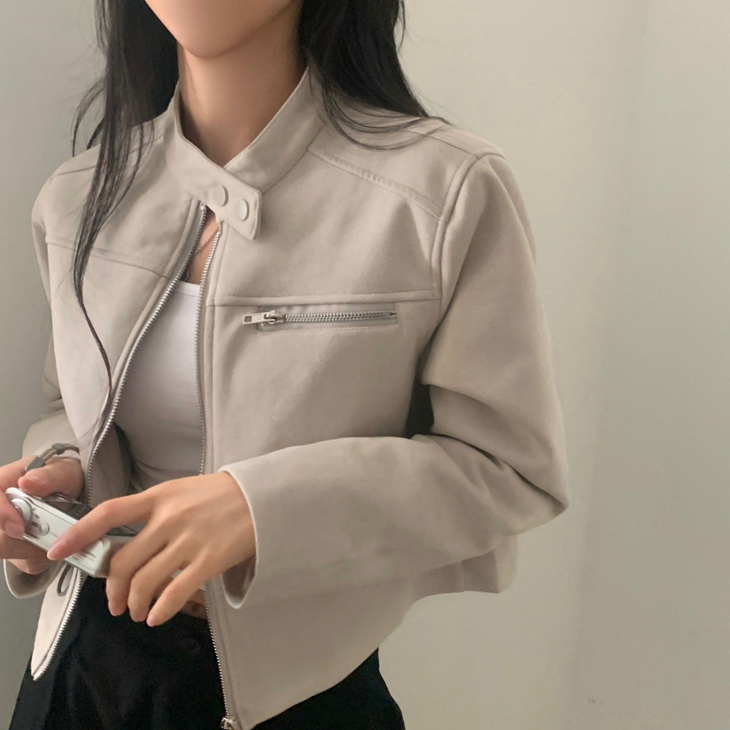 Nova – Suede Moto Jacket